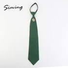 Make for airline on sale custom size colored soft man zipper ties manufacturers