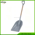 High Quality Wood Handle Plastic Grain and Snow Scoop