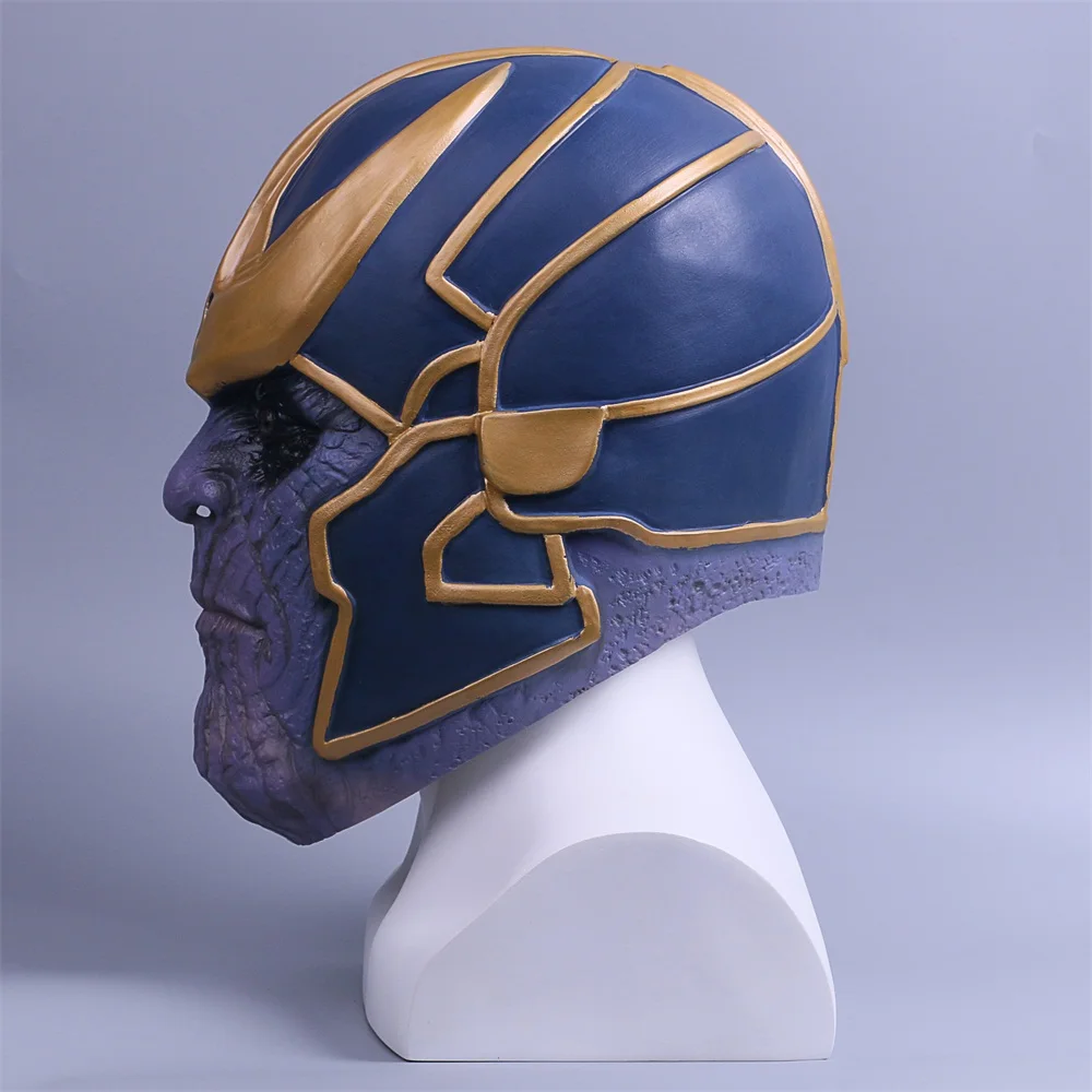 Avengers Infinity War Cosplay Thanos Mask Infinity Gauntlet Thanos Gloves Latex 4