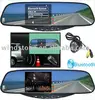 Car Bluetooth Handsfree Rearview Mirror Parking Sensor System Car Wireless Rearview Camera System