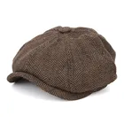 Men Women Visor Newsboy Beret Cap Outdoor Casual Winter Cabbie Hat