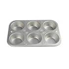 6 Cup cake mould Muffin pan, non stick cake baking muffin tins baking tray bakeware