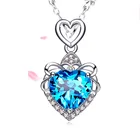 plata 925 collares finos de bisuteria mujer women