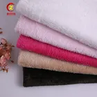 Quality poly cloth coat lining fabric double sided minky fabric