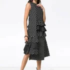 2019 An All-cotton Polka Dot Bolero Dress Plus Size Dresses Casual Women Clothing