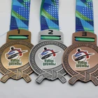 Factory Custom Engraved 3D Sport Metal Taekwondo Medals And Trophies
