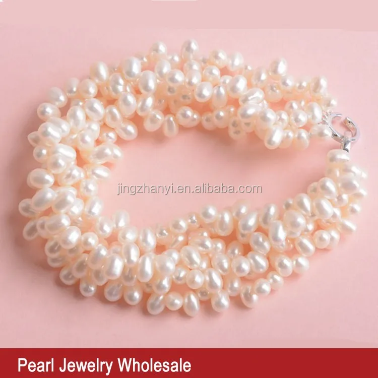 valentines day gift   fresh  water pearl  necklace,fashion pearl