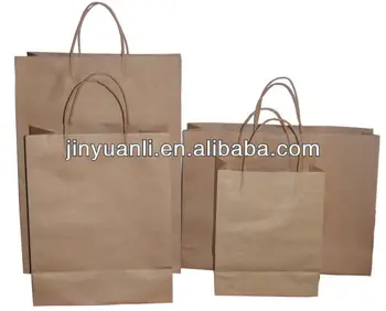 Wholesale Cheap Brown Paper Bags With Handles - Buy Paper Bags With Handles,Brown Paper Bags ...