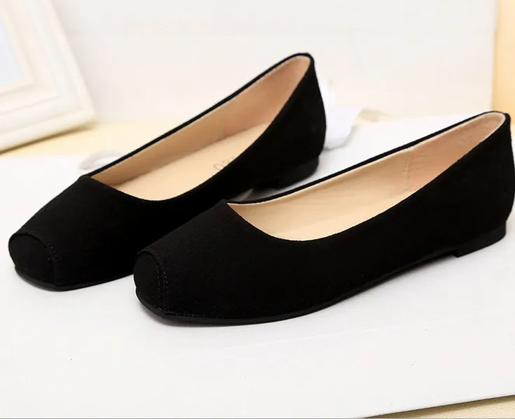 QY079 2015 women flats spring,autumn new arrival casual square solid slip-on flats