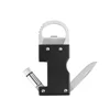Custom logo multi functional knife keychain with bottle opener and led light