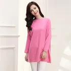 casual women long sleeve cashmere knitting sweater dress
