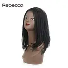 Rebecca Fashion Ombre Braided Lace Front Box Braid Wig With Baby Hair