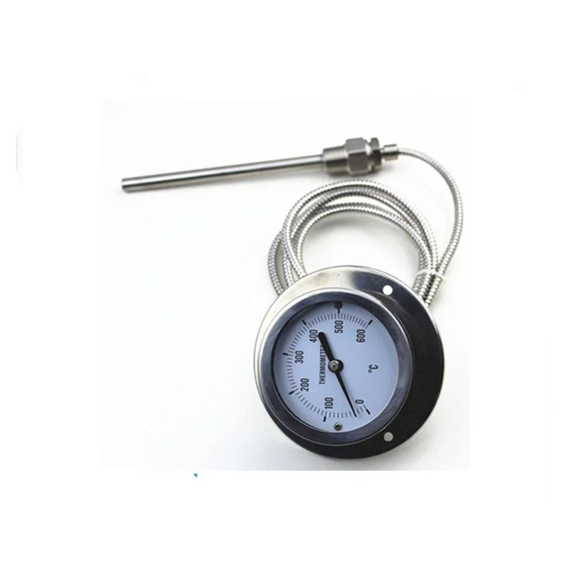competitive price boiler furnace use oil filled thermometer pressure type temperature gauge