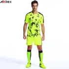 Akilex New Design Custom Sublimation Cheap Football Jersey 100% Polyester Breathable Sports Soccer Uniform
