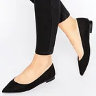 New style women pumps pointed toe ladies wholesale china flat shoe