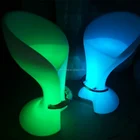 New Style led bar chair/Led furniture led table and chairs/light up plastic chair