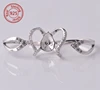 ring blanks settings wholesale jewelry making supplies sterling silver DIY