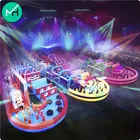 New design 2019 giant Inflatable city playground obstacle course for sale