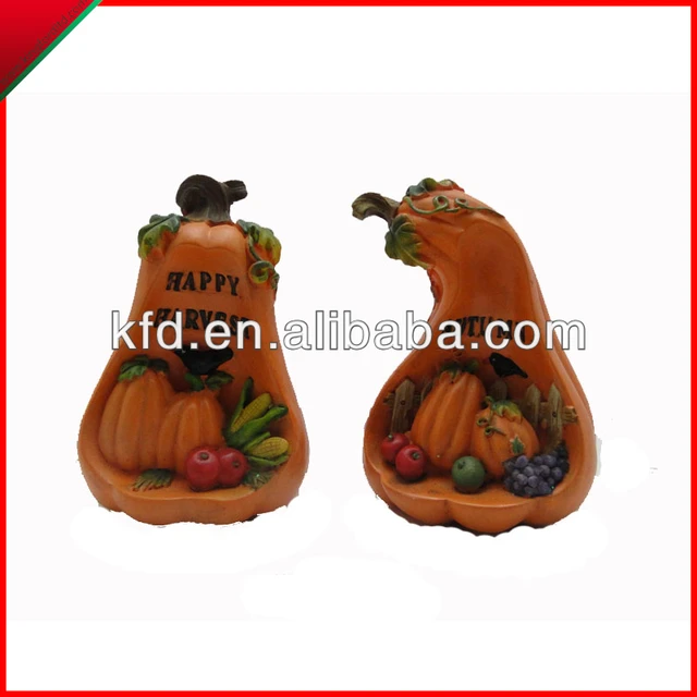 2014 harvest festival polyresin small pumpkin crafts/decorations