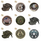 Gold Commemorative Professional Making Brass Iron Zinc Alloy Stamped Silver Plated Customized Challenge Bitcoin