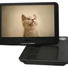 Factory price Mini multimedia tv portable dvd player Czech Republic Dvbtw/Isdb/Atsc card reader with USB