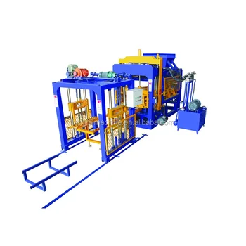 QT6-15 concrete block making machine in tanzania