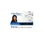 LCD room thermometer card with fridge magnet digital temperature indicator