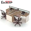 Ekintop high quality l shaped office workstations linear workstation with cubicle