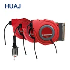 ABS Multiple Extension Electrical Power Retractable Mini Spring Loaded Cable Reel