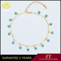 Fashion Chain Link Beach Anklets Gold