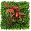 Outdoor Indoor Large Decorative Dried Plants Plastic Living Green Wall Grass Mat Artificial Boxwood Hedge Imitation Fence