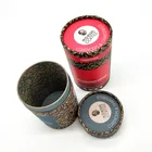 Custom kraft cardboard paper tube food grade coffee packaging