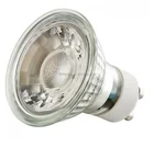 2016 Hot Selling 38 Degree 3W 5W 7W Glass COB LED Spotlight, GU10 LED Spotlight, 230V Glass GU10 LED Lamp