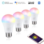 Smart LED Bulb WiFi Dimmable E27 Multicolor Light Bulb Compatible with Alexa Echo, Google Home/IFTTT(No Hub Required)