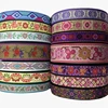 Fashion Jacquard Embroidery Webbing for Clothing Bag Hats Shoes