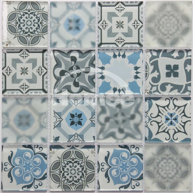 12x12 bathroom wall decoration tile swimming pool backsplash square shape glass mosaic tile sheets