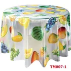 transparent printed fruit pvc clear table cloth