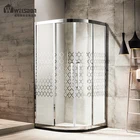 with Frame Modular Bathroom Room Prefab Modular 8mm Glass Bathroom Shower Room for Sale Curved Glass Shower Door