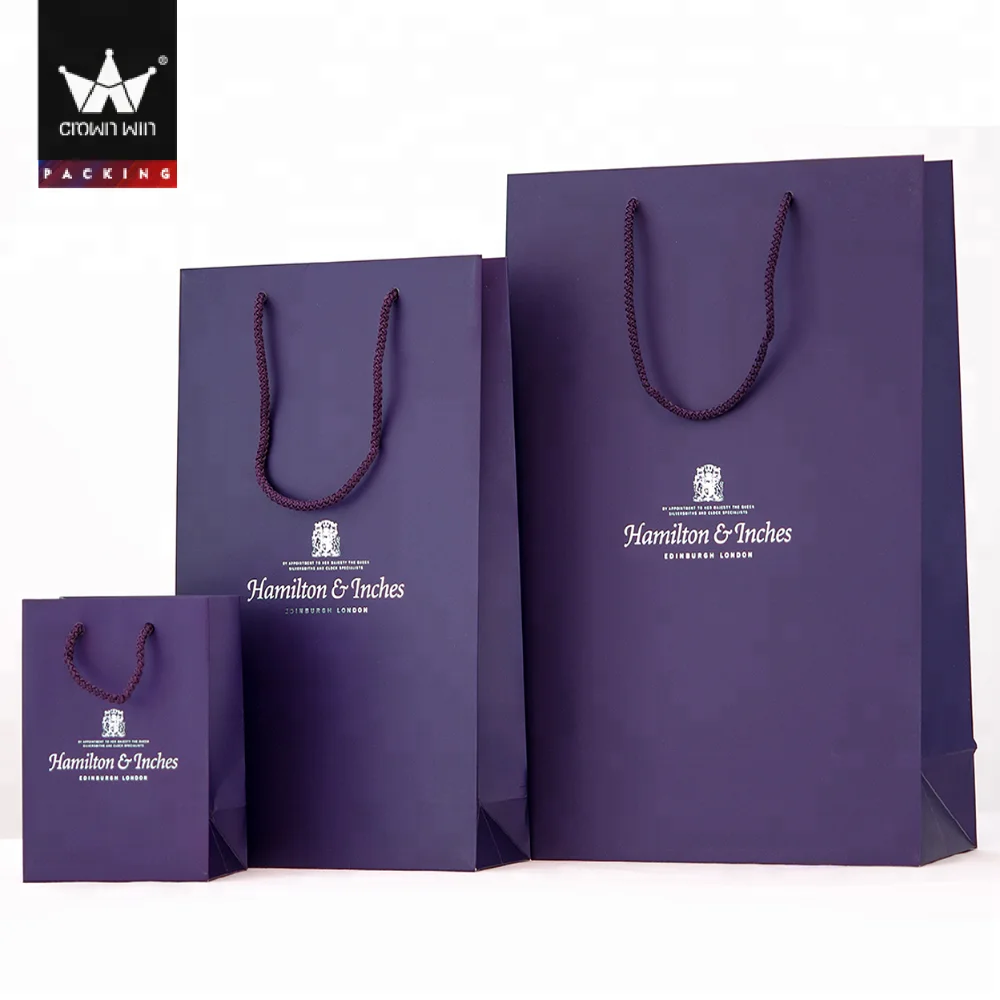 hot sale luxury packaging jewelry paper gift bag