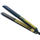 deep blue screen touch nano titanium flat hair iron for hair