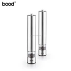 Stainless Steel Electric Salt and Pepper Grinder/ Extra Long Salt and Pepper Mill/Light Function