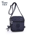 Nylon small light small broken flower waterproof fashion single shoulder bag small mobile phone bag