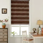 2019 manual 100 polyester black out window zebra roller blinds