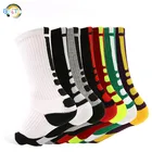 2019 High tube towel bottom sports socks sweat absorbent non slip shock absorbing brushing stockings thickening socks