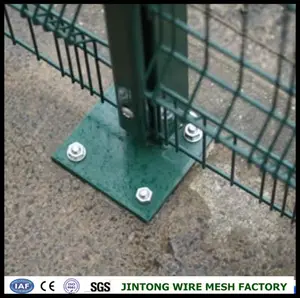 green pvc coated 2d/3d 5mm welded mesh fence