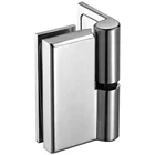 heavy duty satin brass glass shower door 90 degrees wall to glass lifting hinge for bathroom doors