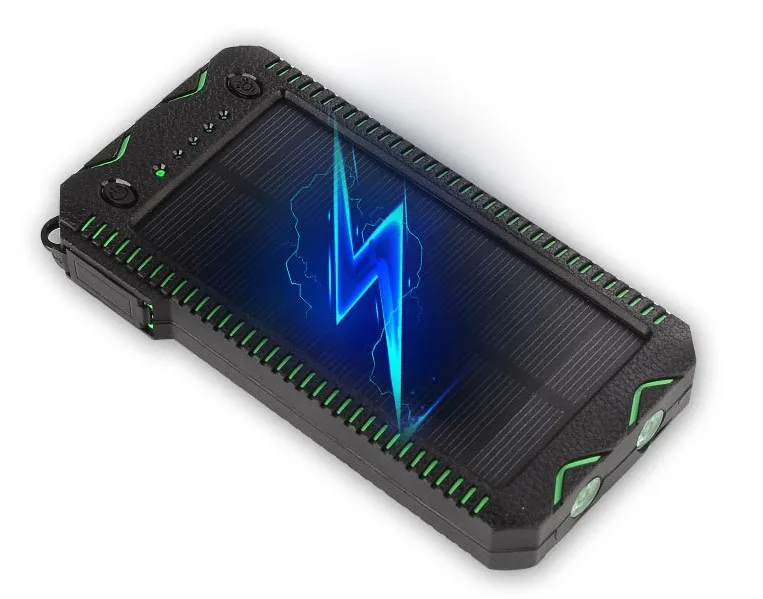 Waterproof solar power bank 10000mah emergency chargers with Cigarette lighter - ANKUX.COM