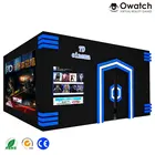 Indoor amusement park 6 seats 5D motion movies 5D 7D cinema simulator