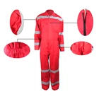 Industrial Industry Coverall High Standard Industrial Cotton 100% Flame Retardant Reflective Coverall