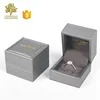 Luxury Gift Jewellery Packaging Boxes For Ring Necklace Bracelet packing Custom Logo Gray Velvet Box Jewelry in Stock